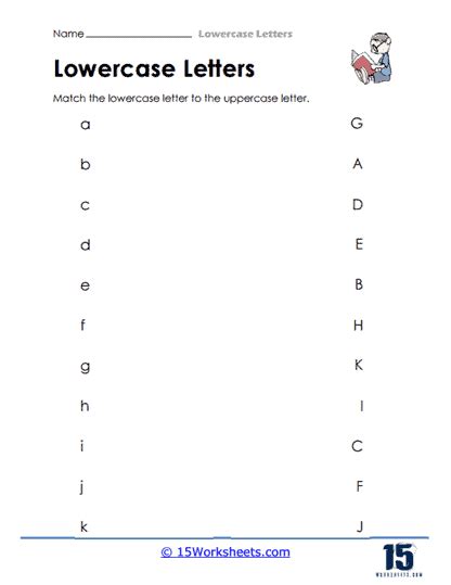 Lowercase Letters Worksheets - 15 Worksheets.com - Worksheets Library