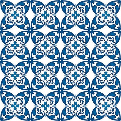 Azulejos Portugueses Diseño Marroquí Embaldosado Vector PNG Marroquí