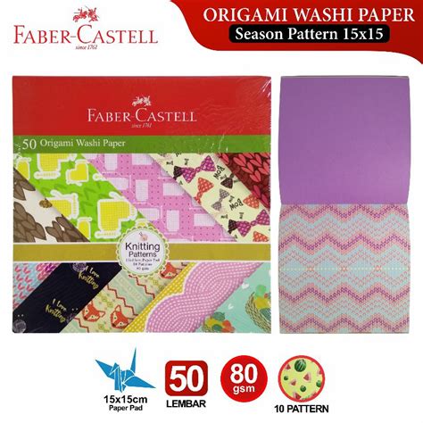 Jual Set Faber Castell Origami Washi Paper X Kertas Lipat Kertas