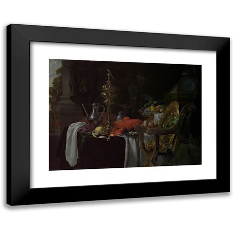 Jan Davidsz De Heem 18x14 Black Modern Framed Museum Art Print Titled