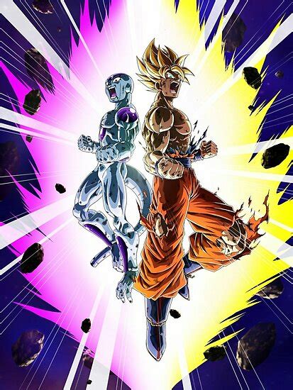 "Goku and Frieza" Poster by GOKA | Redbubble