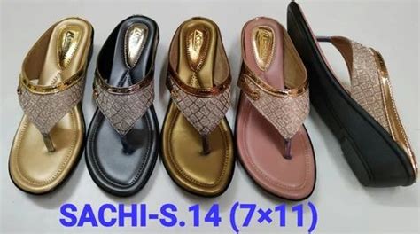 Synthetic Foam Party Wear Ladies Fancy Chappal At Rs 290pair In Mumbai