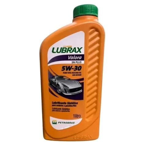 Lubrificante Lubrax 1L 5W 30 Valora Super Primavera