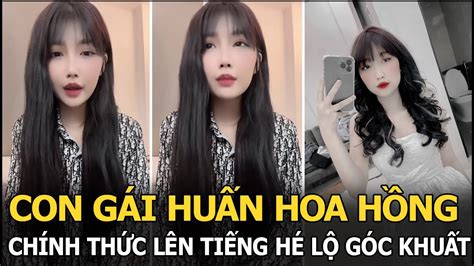 Con gái Huấn Hoa Hồng chính thức lên tiếng hé lộ góc khuất vợ bật khóc