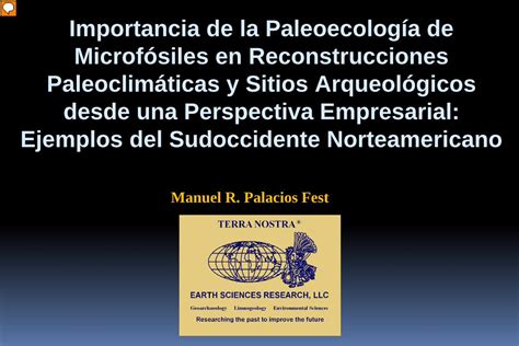 Pdf Importancia De La Paleoecolog A De Microf Siles En