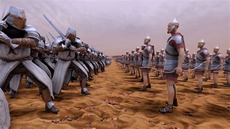 150 000 Heavy Knights VS 500 000 Roman Archers Ultimate Epic Battle