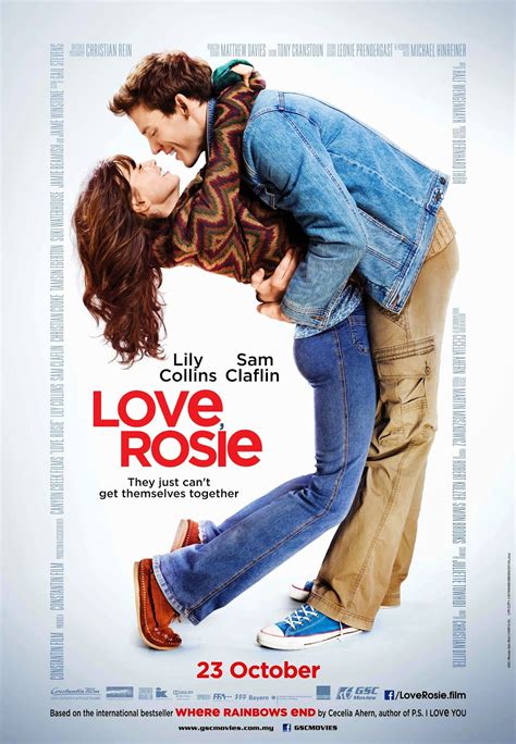 Movie Review: Love, Rosie (2014 - Lily Collins) - ColourlessOpinions.com