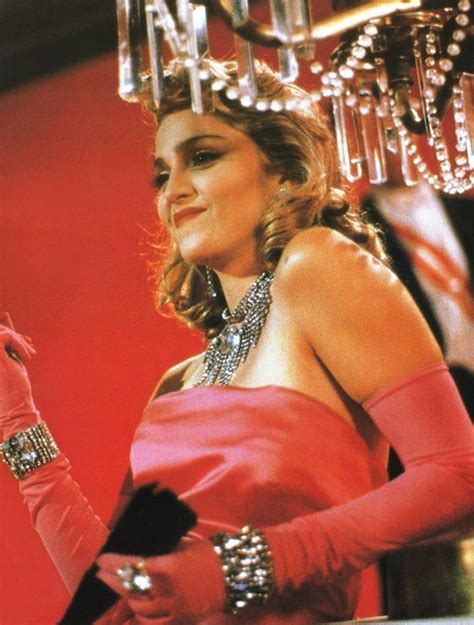 Madonna On Set Of Material Girl 1985 ” Madonna Material Girl