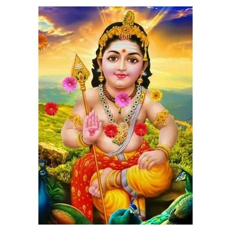 Lord Murugan Wall Poster Sticker Murugan Wall Poster Lord Cute