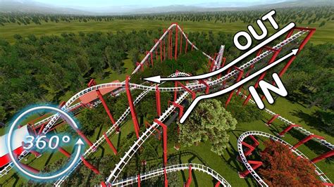 360 VIDEO VR Magnet Forward Backward Inverted Roller Coaster POV