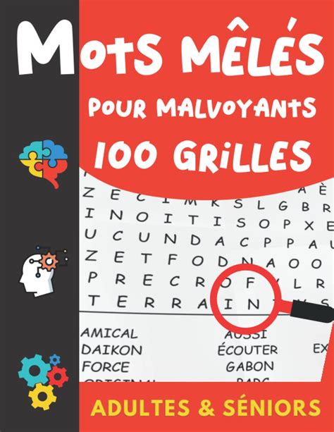 Buy Mots M L S Pour Malvoyants Pour Adultes S Niors Et Personnes