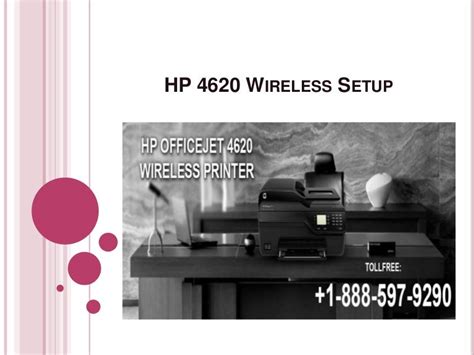 Hp 4620 wireless printer setup