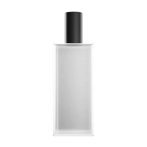 D Rendering Perfume Glass Bottle Transparent Background Png