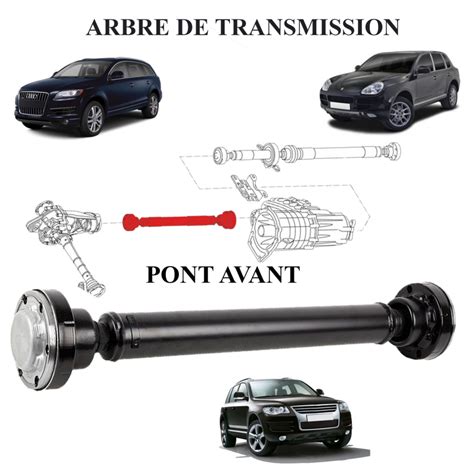 Arbre De Transmission Avant De Porsche Cayenne Audi Q Vw Touareg Neuf