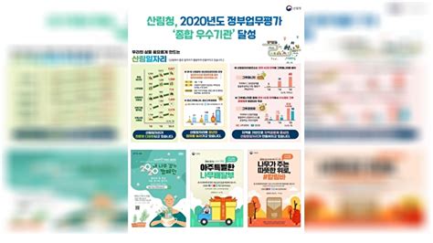 산림청 2020년도 정부 업무평가 ‘종합 우수기관 달성