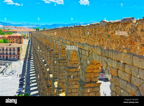 Aqueduct Of Segovia Or More Precisely The Aqueduct Bridge Is A Roman