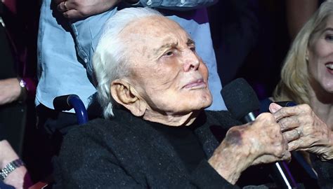 Kirk Douglas Turns 100 See His Latest Photos Here Anne Buydens Kirk Douglas Just Jared