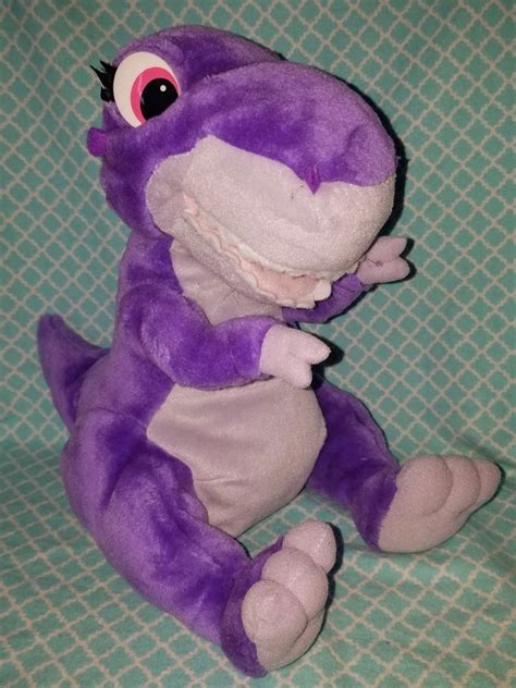 Collectible Land Before Time Chomper Plush Purple T Rex Collectible 11