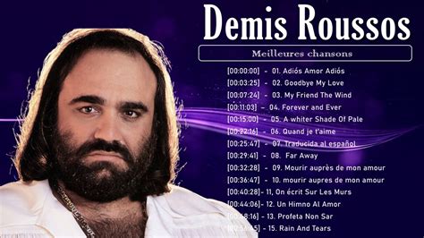 Meilleures Chansons De Demis Roussos Les Plus Grands Tubes De Demis