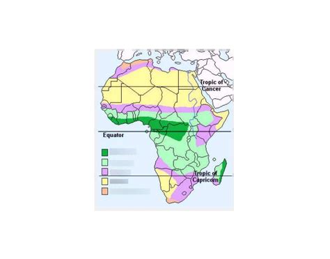 Major Climate Zones of Africa Quiz