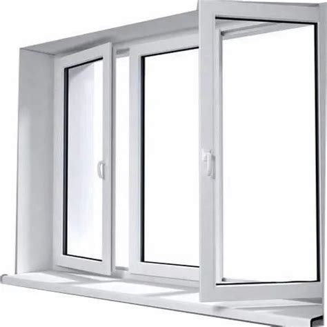 White Residential Upvc Casement Glass Window Thickness Mm At Rs