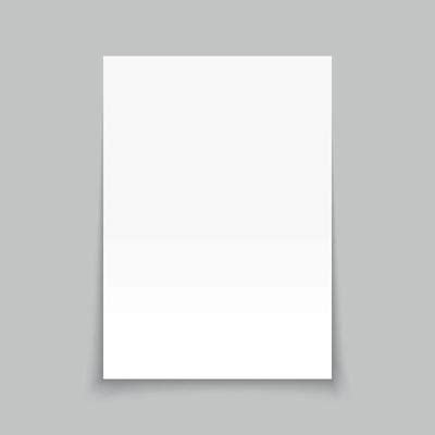 Blank Paper Mockup Vector Art, Icons, and Graphics for Free Download