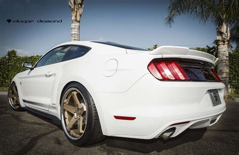 White Pony Tuned to Amaze: Mustang on Custom Rims — CARiD.com Gallery