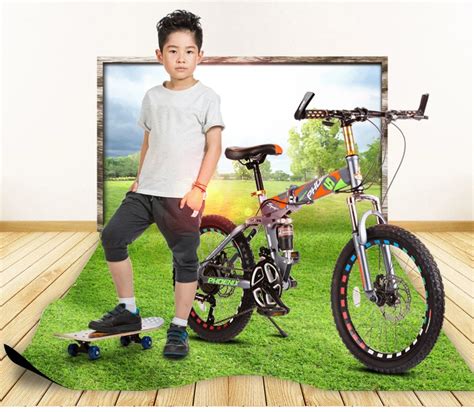 Phoenix bike 21 speed mountain 20 inch bicycle mtb disc brake folding ...