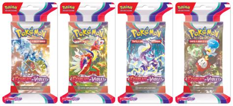 Pokémon Jcc Fr Écarlate Et Violet Pack De Booster Blister Ev01 1 Booster Fr