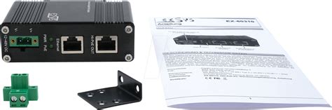 EXSYS EX 60310 Power Over Ethernet PoE Gigabit Injector 60 W At