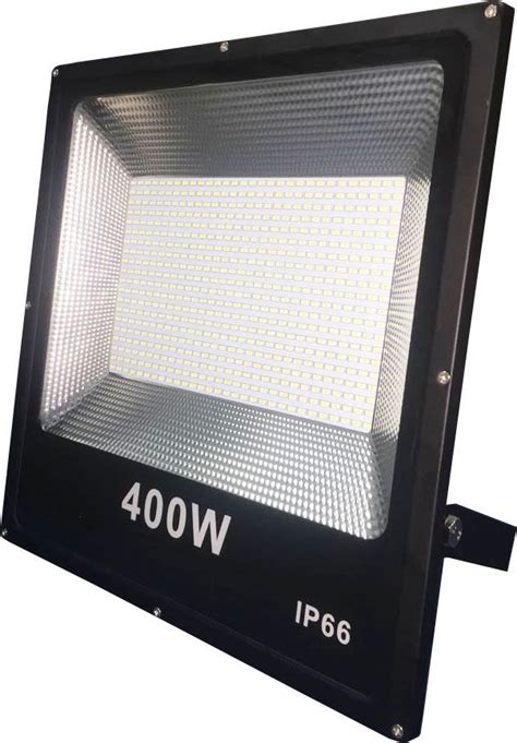 Refletor Holofote LED 400W SMD IP66 A prova D Água Branco Frio 6000k