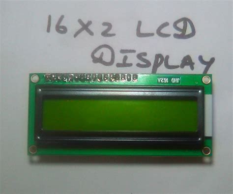 16X2 LCD Arduino Pin Sheet