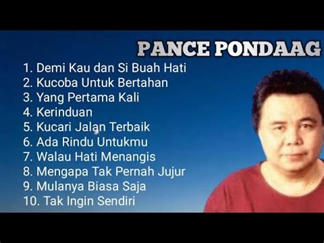 LAGU NOSTALGIA PANCE PONDAG LAGU KENANGAN TERBAIK YouTube