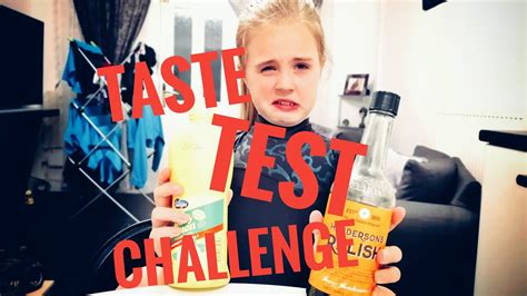 Taste Test Challenge Youtube