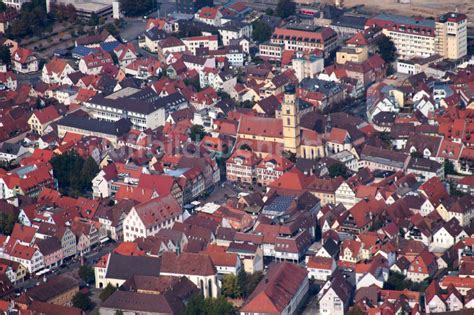 Luftaufnahme Bad Mergentheim Stadtzentrum Im Innenstadtbereich In Bad