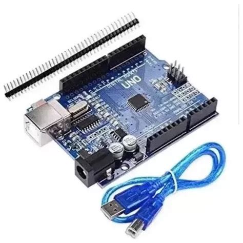 Placa Compatível Arduino Uno Atmega328 Smd Cabo Usb Parcelamento