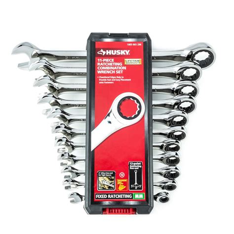 Husky 11pc Ratcheting Wrench Set Mm The Home Depot Canada