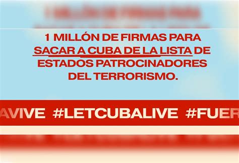 Minrex A Million Signatures To Exclude Cuba From Sst List Prensa Latina