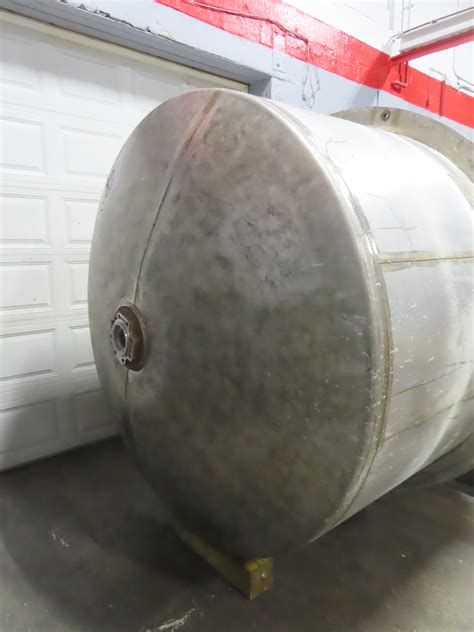 Gallon Stainless Steel Mix Tank With Dish Bottom