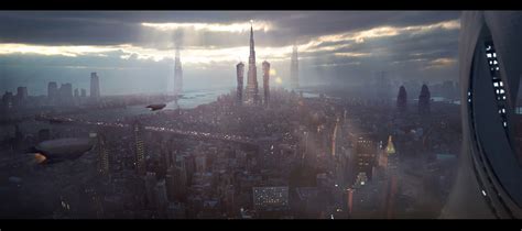 Sci fi City Matte Painting on Behance