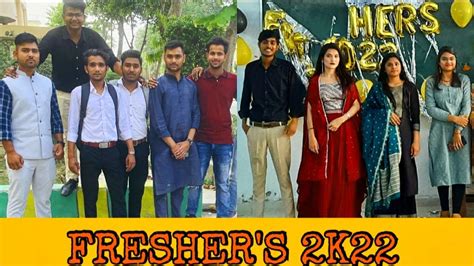 Freshers Party 2k22 Iftm Iftm University Moradabad College Life