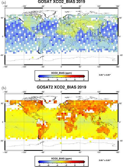 Gridded Gosat A And Gosat B Xco Bias Correction For