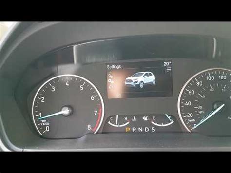 Comment désactiver le système Start Stop de la Ford Ecosport Ford