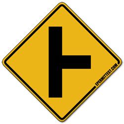 Side Road | Warning Road Signs