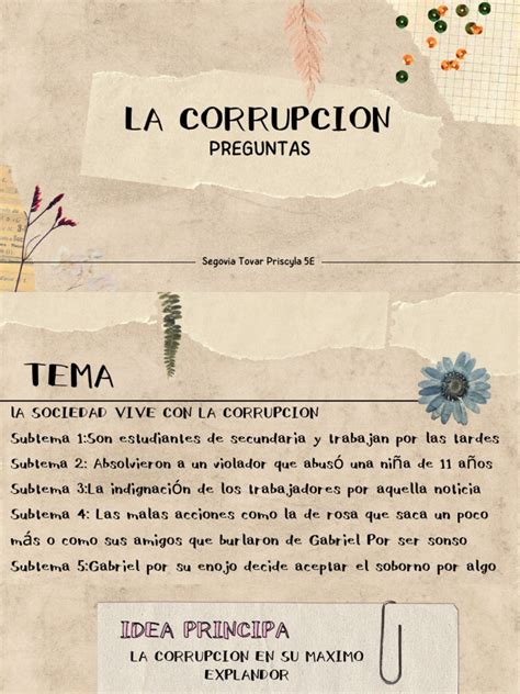 La Corrupción | PDF | Corrupción política 