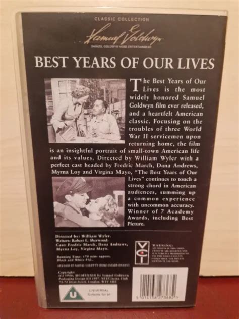 Best Years Of Our Lives Fredric March Bande Vid O Pal Vhs A