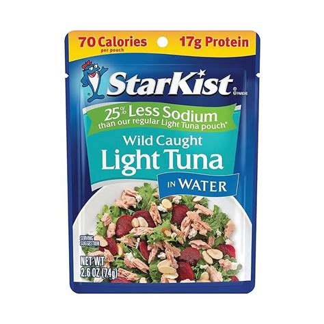 Starkist Low Sodium Chunk Wild Caught Light Tuna In Water Oz