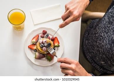 Pancakes Berries Stock Photo 1010329045 | Shutterstock