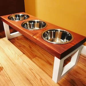 Customizable Wooden Pet Food Stand Dog Food Bowl Cat Food Bowl Cat Food ...