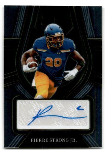 2022 Panini Select Draft Picks Rookie SIgnatures Pierre Strong Jr